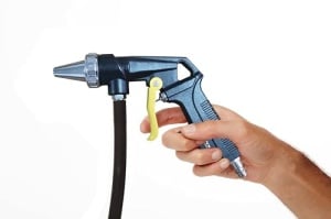 Pistol de sablare Michelin Pro, sablator cu furtun de aspirare, consum de aer 250 l/min, presiune max. 8 bar - Img 3