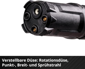 Pistol de spalat cu presiune fara fir Einhell HYPRESSO 18/24-1 Power X-Change (18 V, 24 bar, curatare si irigare mobila, 240 L/h, inclusiv accesorii, fara baterie si incarcator) - Img 9
