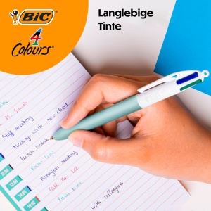 Pix BIC 4 Colours Pearl, 5 culori, design legendar, 1.0 mm - Img 4