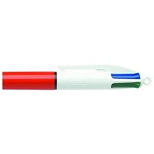 Pix BIC 4 Culori Fine, 0,8 mm, Set 12 Bucati, Ideal pentru Birou si Scoala - Img 2