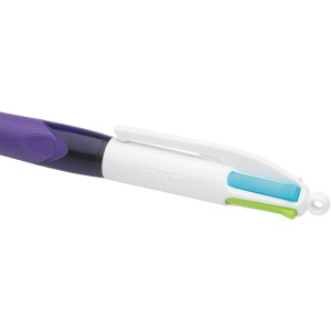 Pix BIC 4 Culori Grip Fun, 0.4 mm, 4 nuante pastelate, design ergonomic - Img 6