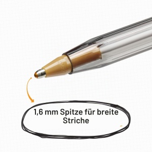 Pix Bic Cristal Fun, 20 bucati, culoare roz - Img 4