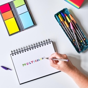 Pix BIC Cristal Multicolour, 20 culori, varf 1,6 mm, design clasic - Img 6