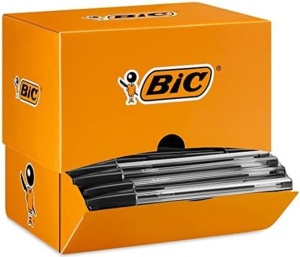 Pix BIC Cristal Original, 150 bucati, negru, 0,4 mm
