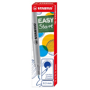 Pix cu cerneala STABILO EASYoriginal Refill Fin, 3 bucati, culoare albastra