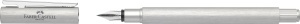 Pix cu rezerva Faber-Castell Neo Slim din aluminiu, argintiu, design minimalist