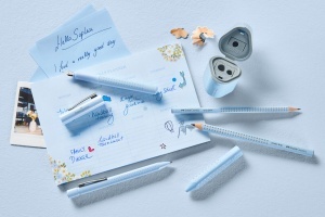 Pix Faber-Castell Grip 2010, culoare albastru ceresc, mina XB - Img 2