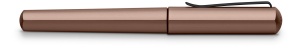 Pix Faber-Castell Hexo Bronze, cu penita din otel negru EF, design hexagonal - Img 6