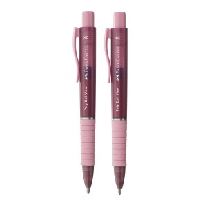 Pix Faber-Castell Poly Ball View, set 2 bucati, culoare roz, mina XB