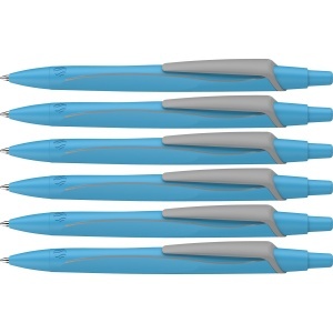 Pix Schneider Reco Neon Edition, 6 bucati, din plastic reciclat, culoare neon albastru