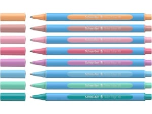 Pixuri Schneider Slider Edge Pastel XB, 8 culori, scriere extrabreata