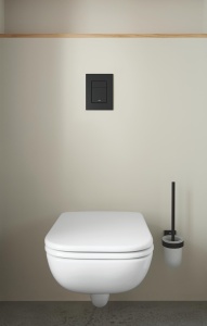 Placa de actionare GROHE Skate Cosmopolitan, phantom black, 130x172mm, economisire apa - Img 2