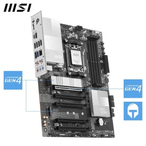 Placa de baza MSI PRO B840-P WiFi, ATX, suporta procesoare AMD Ryzen 900080007000, DDR5, PCIe 4.0 - Img 5