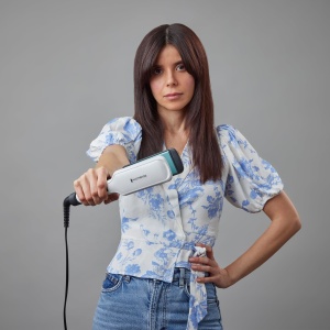 Placa de indreptat parul Remington S8550, ceramica, 150-230C, cu argan si vitamina E - Img 5