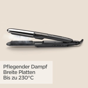 Placa de par BaByliss Steam Shine ST496E cu tehnologie de aburi, 5 temperaturi, 230C - Img 3