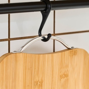 Placa de taiat Karaca Owen, 28x28 cm, bambus natural, design elegant - Img 2