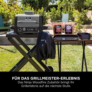 Placa Grill Ninja Woodfire XSKGRIDPLTEUK, Neagra, 37.2 x 28 cm, Antiaderenta - Img 5