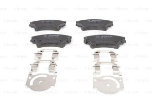 Placute de frana Bosch BP1187 - set 4 bucati, ECE-R90, cu avertizor de uzura - Img 6