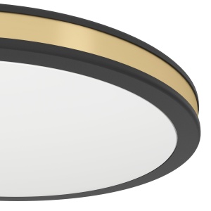 Plafoniera LED EGLO Pescaito, 28 cm, Negru si Auriu, Lumina Calda - Img 5