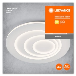 Plafoniera LED LEDVANCE ORBIS SPIRAL ROUND, 63W, 5500lm, Alb - Img 10