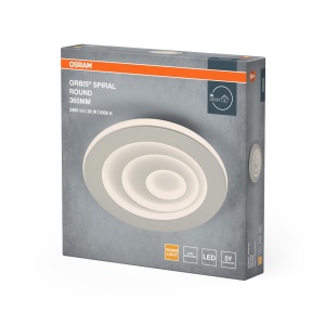 Plafoniera LED Osram ORBIS SPIRAL ROUND, 38W, 2400lm, alba - Img 2
