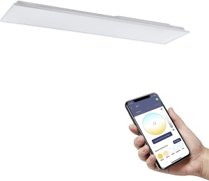 Plafoniera LED Smart Home EGLO Herrora-Z, 120 cm, reglabila, alb - Img 4