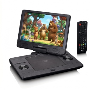 Player DVD portabil Lenco BRP-1150BK, ecran 11.5, acumulator integrat