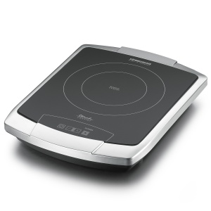 Plita electrica Rommelsbacher CT 2203TC, 2200 W, 2 zone de gatit, Touch Control, inox