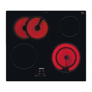 Plita electrica Siemens ET61RBNA1E, 60 cm, neagra, cu touchControl