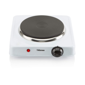 Plita electrica Tristar KP-6185, 1000 W, termostat reglabil, inox, 15 cm