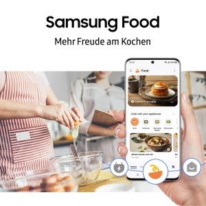 Plita Inductie Autonoma Samsung NZ32BG2005FKU1, 2 Zone, 30 cm, Wi-Fi, Negru - Img 5
