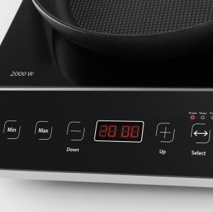 Plita Inductie CASO Touch 3500, 3500W, 2 zone, Timer 180 min - Img 3