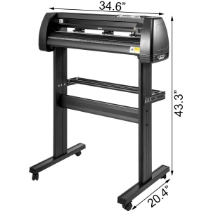 Plotter de taiere VEVOR 28 Inch, 720 mm, precizie 0.01 mm, USB - Img 8