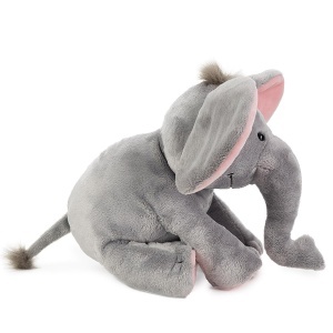 Plus Elefant BabySugar Schaffer 5193 - Culoare gri-roz, 30 cm, pentru bebelusi - Img 3
