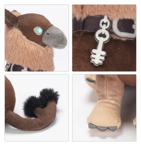 Plush Balthas Gryph-Hound TOMY, 30 cm, ideal pentru fani Warhammer Age of Sigmar - Img 7