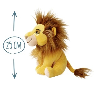 Plush Mufasa Disney Lion King, 25cm, pentru copii, aniversare 30 ani - Img 2