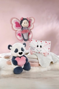 Plush Toy NICI Love Fluture 21cm in Cutie Cadou - roz - Jucarie Moale pentru Copii si Adulti - Img 6