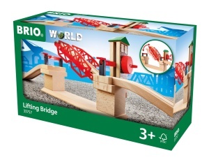 Pod mobil BRIO World 33757 cu manivela accesorii pentru trenulete din lemn recomandat de la 3 ani - Img 8