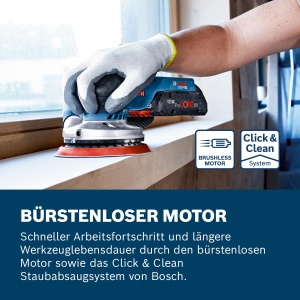 Polizor Excentric Bosch Professional GEX 18V-125, 125mm, Motor Fara Perii - Img 4
