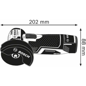 Polizor unghiular Bosch Professional GWS 12V-76, 12V, compact, cu accesorii - Img 3
