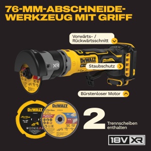 Polizor unghiular DeWalt DCG430N-XJ 18V XR Brushless 76 mm - Img 2