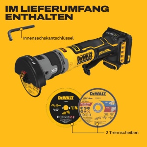 Polizor unghiular DeWalt DCG430N-XJ 18V XR Brushless 76 mm - Img 12