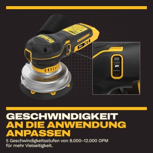 Polizor unghiular DEWALT DCW211KN-XJ, 18V, 125mm, cu geanta si discuri de slefuire - Img 13