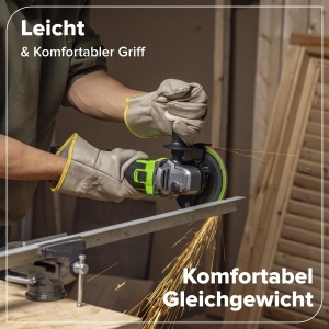 Polizor unghiular Greenworks AG370, 700 W, 8500 RPM, 125 mm - Img 5