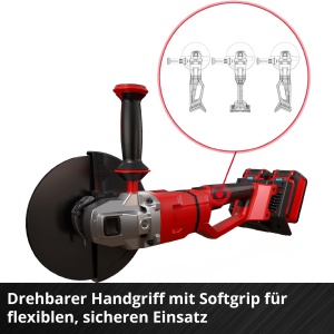 Polizor unghiular profesional cu acumulator Einhell AXXIO 36/230 Q Power X-Change (36 V, 2200 W, O disc 230 mm, adancime de taiere 70 mm, fara perii, canelura de fixare rapida, fara disc, fara baterie) - Img 8