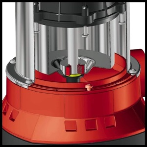 Pompa cu butoi de ploaie Einhell GE-PP 5555 RB-A (550 wati, pompa combinata 2 in 1 - pompa submersibila cu presiune si butoi de ploaie, functie automata cu protectie impotriva functionarii uscate, actionare cu pompa in mai multe trepte) - Img 10
