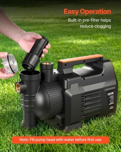 Pompa de gradina VEVOR FSGP1300C, 1300 W, 4800 Lh, cu control electronic - Img 4
