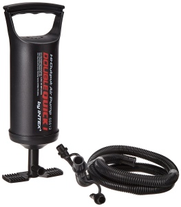 Pompa de mana Intex Double Quick 1 - Pompa de aer - 29 cm - Cu 3 accesorii pentru duze - Img 3