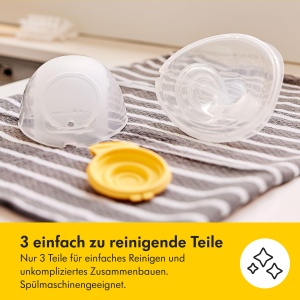 Pompa de san electrica Medela Swing Maxi Hands-free, design ergonomic, usor de curatat - Img 7