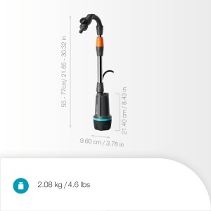 Pompa de udare cu acumulator Gardena 2400 ComfortAutomatic 18V, functie automata, timer - Img 6